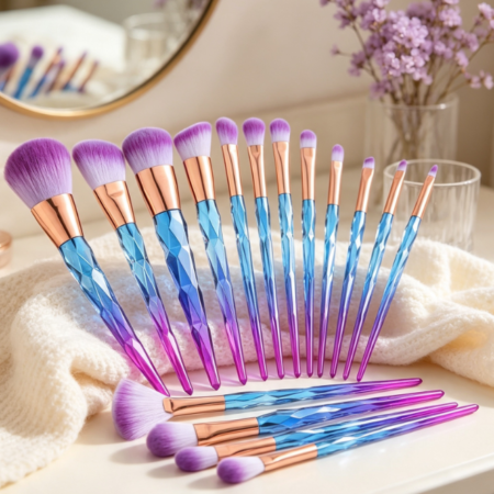 12-Piece Synthetic Brush Set (Face, Eye, And Lip)