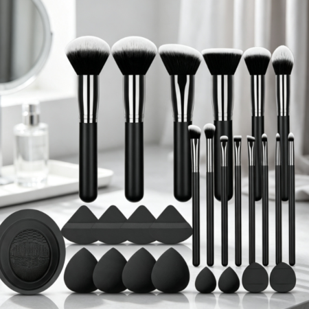 26-Piece Makeup Set (Includes Foundation & Eyeshadow Brushes)