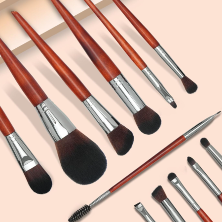 10-Piece Mini All-In-One Brush Set With Pouch