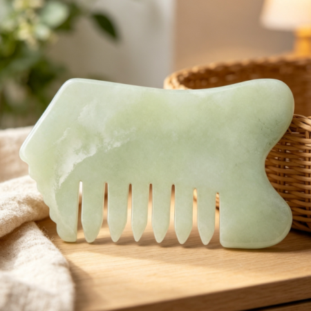 Stone Facial Gua Sha Tool for Lymphatic Massage (Gift Set)