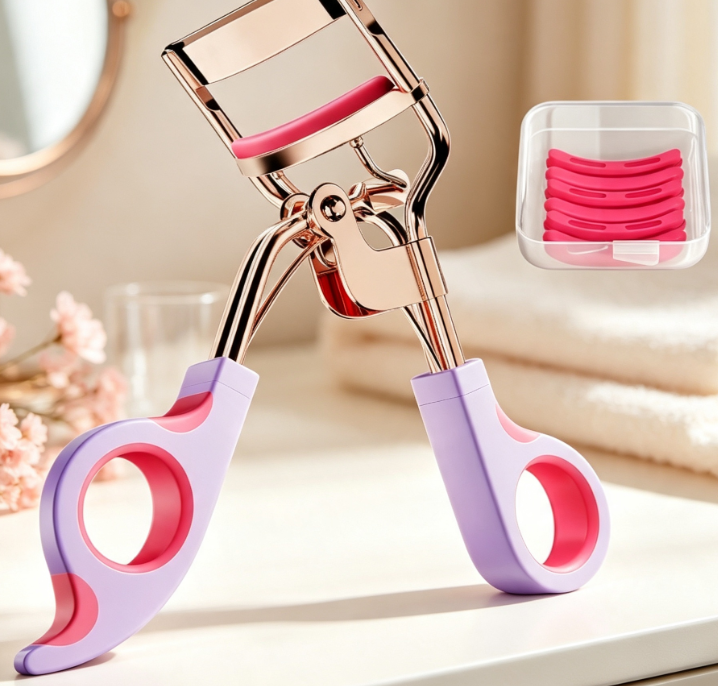 Non-slip Dual-spring Eyelash Curler for Long-lasting Curl