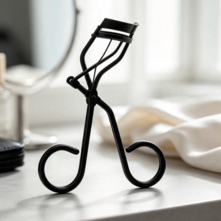 Professional Stainless Steel Eyelash Curler with Replacement Pads
