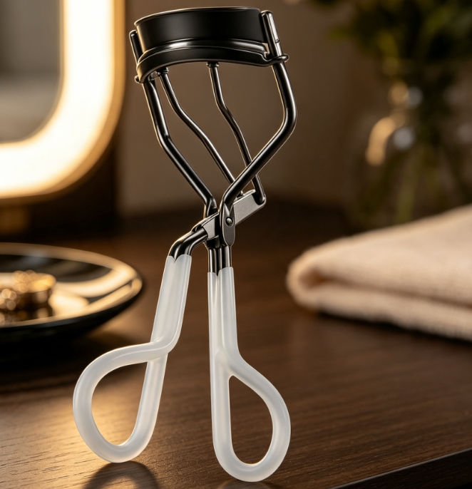 Professional Eyelash Curler with Built-in Comb - Image 2