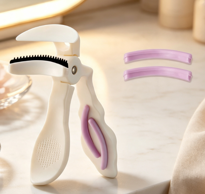 Wide-angle Eyelash Curler with Comb (Pinch-free & Long-lasting) - Image 2