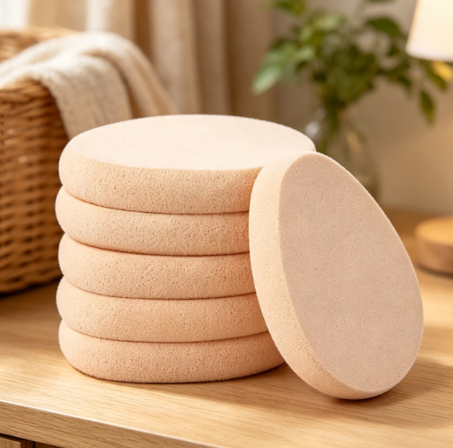 Flat Cushion Puff For A Natural, Sheer Finish