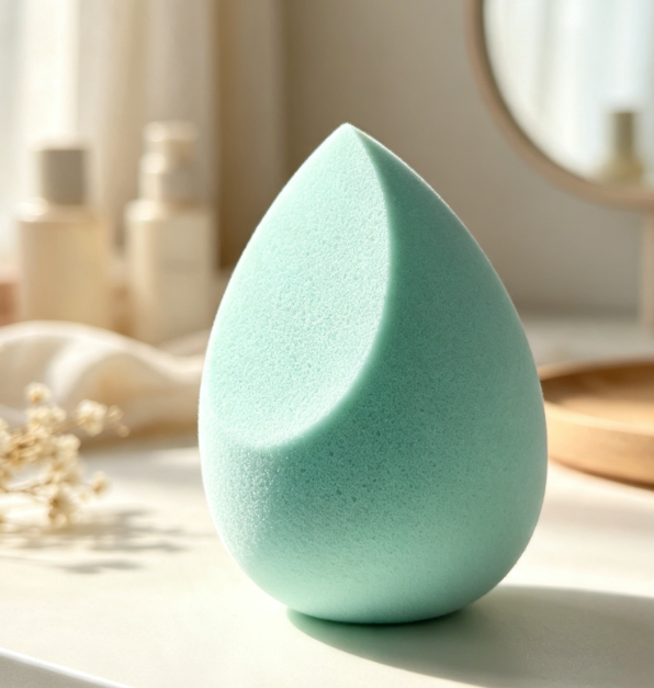 Teardrop-Shaped Multifunctional Makeup Sponge
