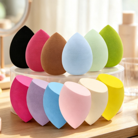 Soft, Skin-Friendly, Professional Multi-Color Sponge Set