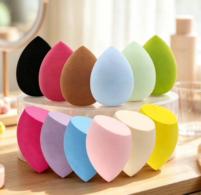 Soft, Skin-Friendly, Professional Multi-Color Sponge Set