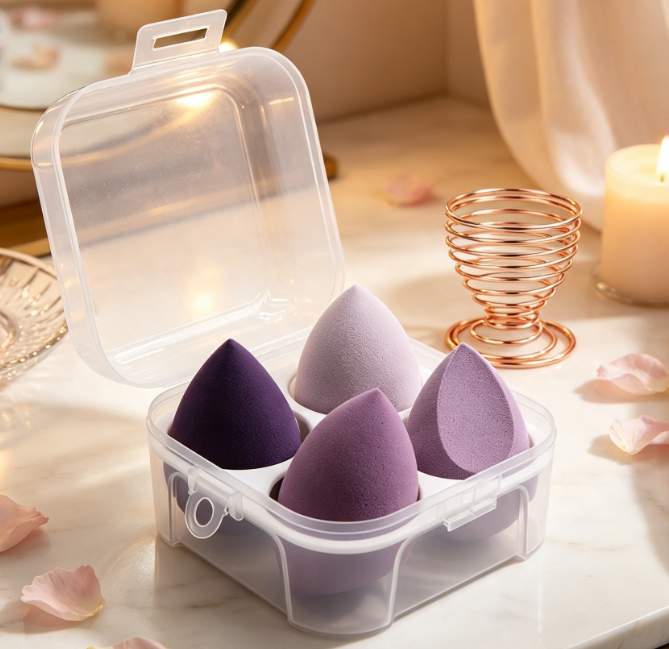 Makeup Sponge With Holder And Storage Case - Image 2