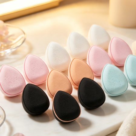 Mini Triangular Finger Puff For Setting And Application