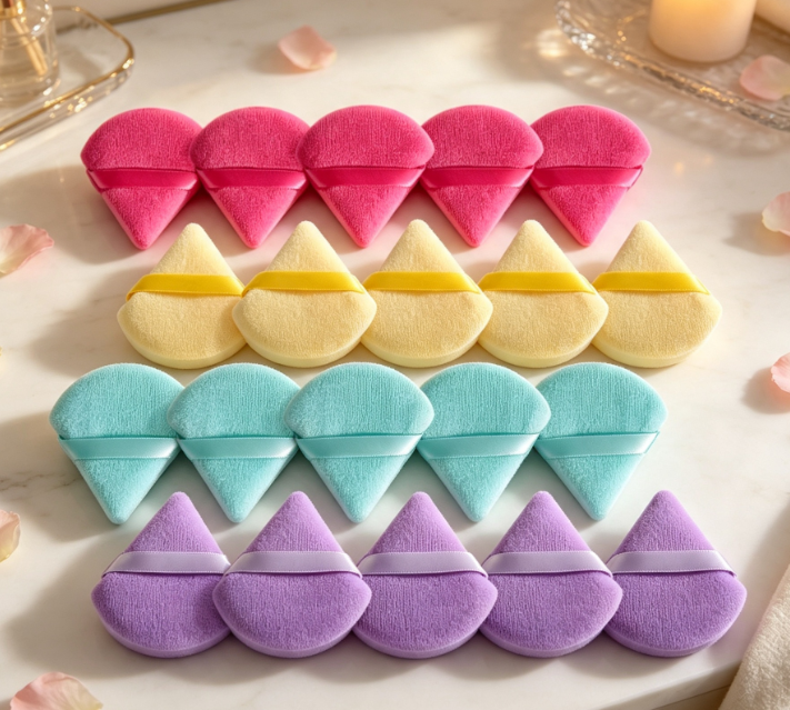Bulk Pack Of Triangular Makeup Sponges - Image 2