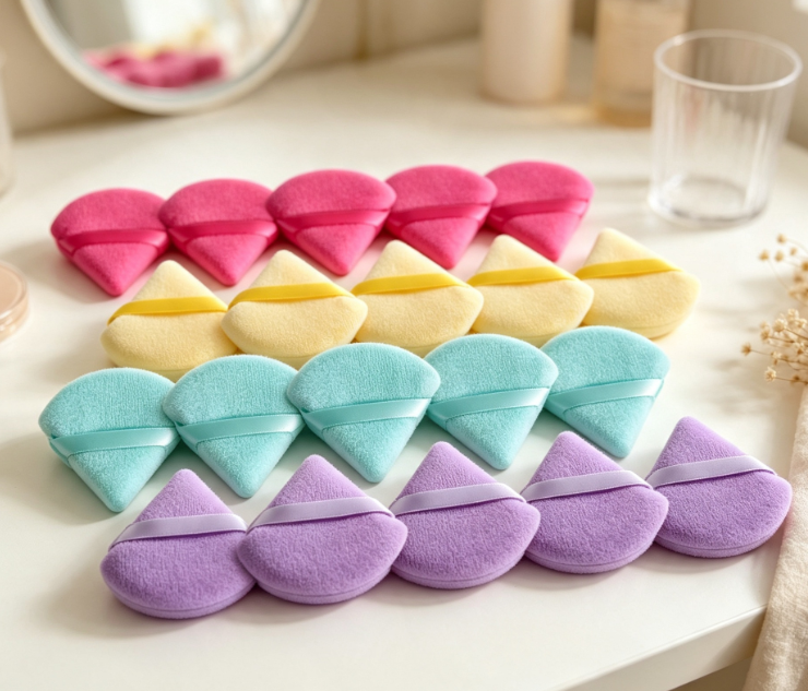 Bulk Pack Of Triangular Makeup Sponges