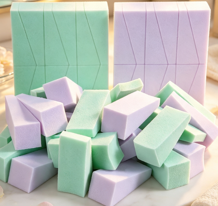 Mini Disposable Wedge-Shaped Makeup Sponges - Image 2